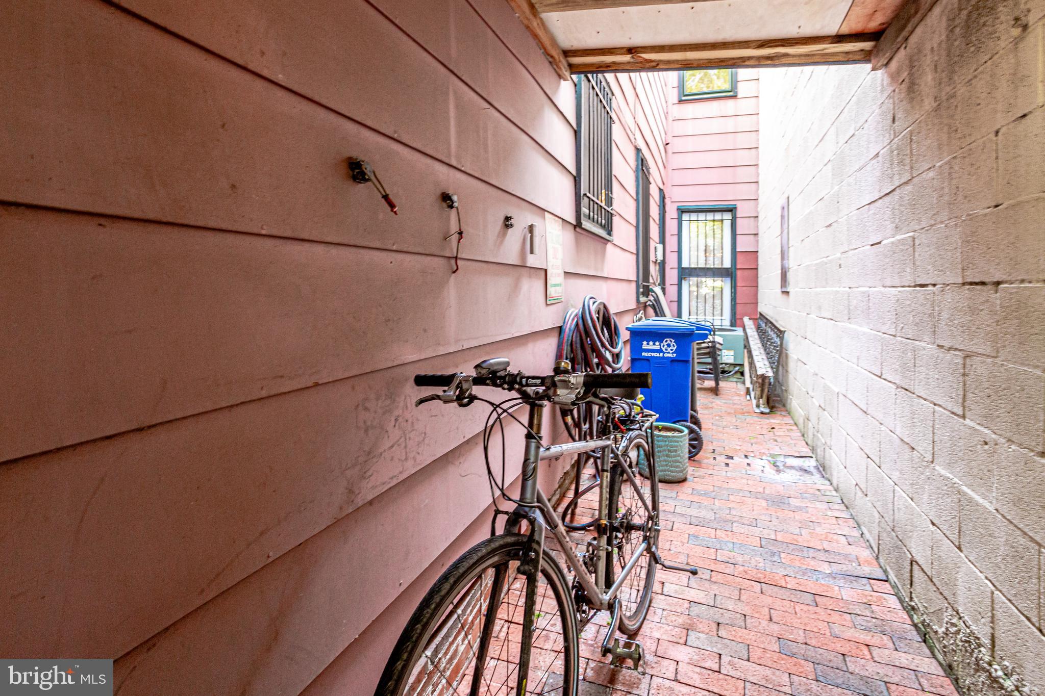 520 8th Street Northeast Washington, DC 20002 - Photo 40 of 61 Convenient covered multi-bike storage in dogleg