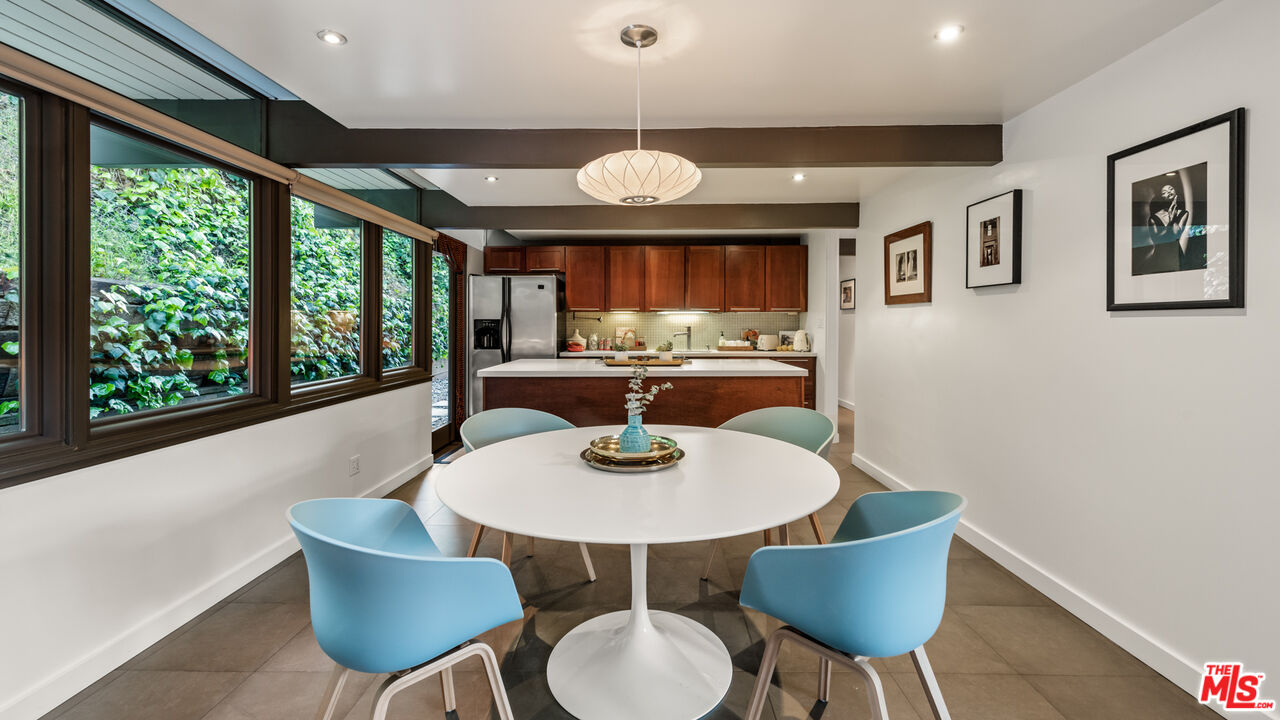 2430 Bywood Drive Glendale, CA 91206 - Photo 24 of 39 a view of a dining room with furniture window and outside view