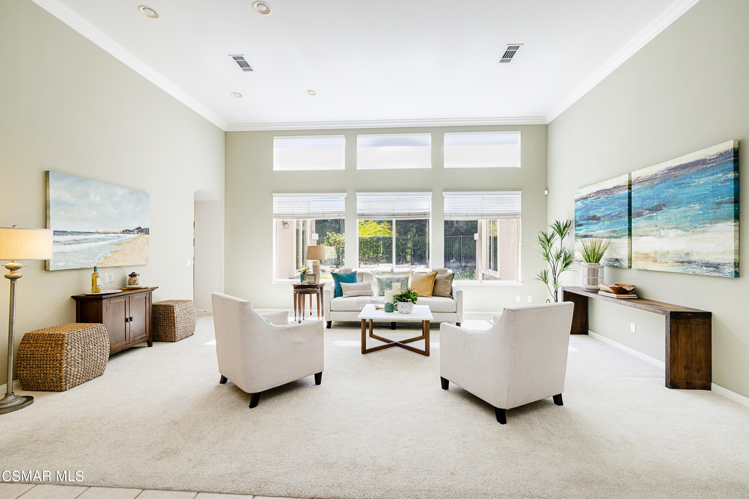 931 North Wood Ranch Parkway Simi Valley, CA 93065 - Photo 6 of 33 a living room with furniture and a large window