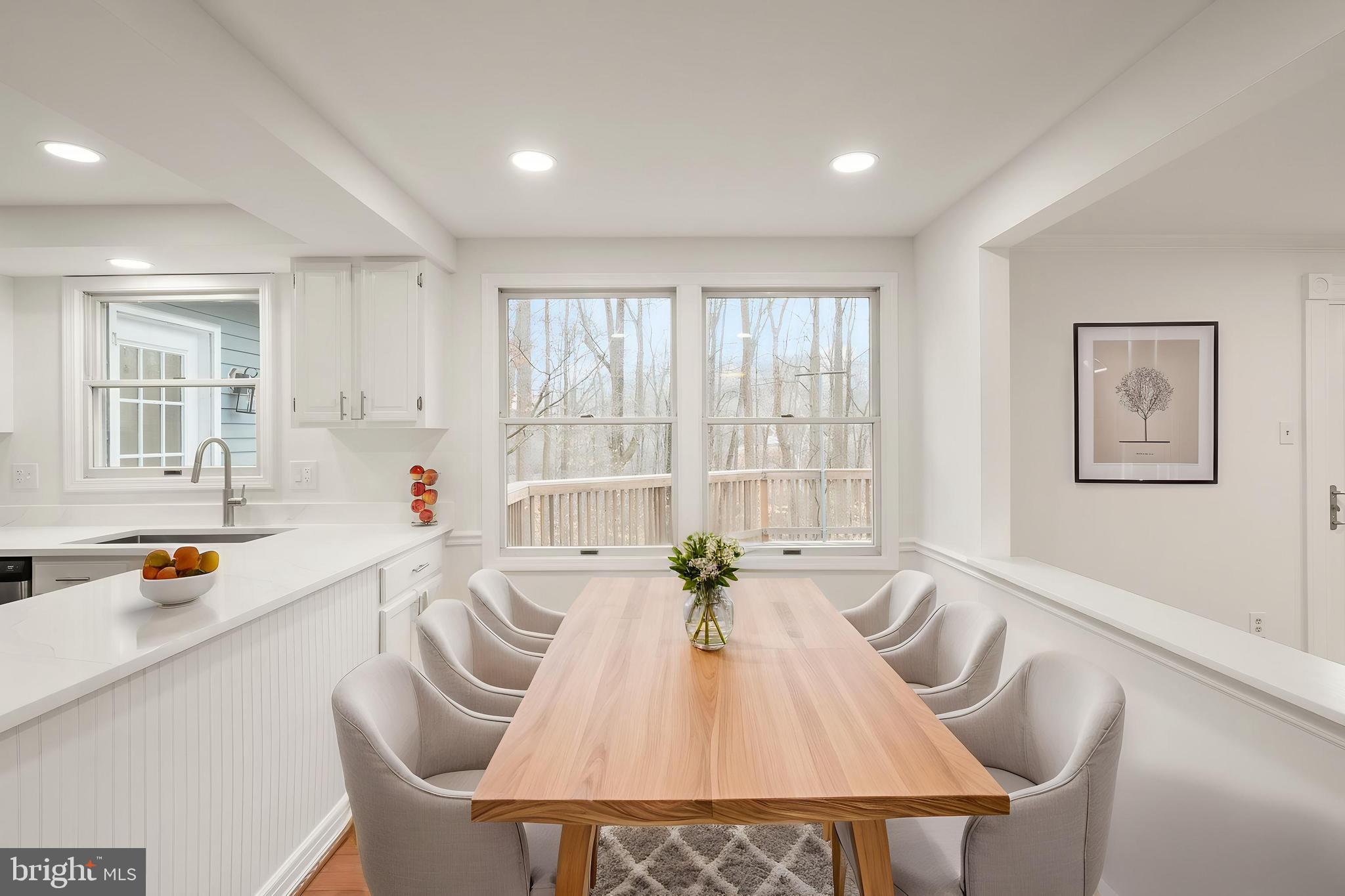 8461 Rushing Creek Court Springfield, VA 22153 - Photo 26 of 96 eat in kitchen / breakfast area. virtually staged
