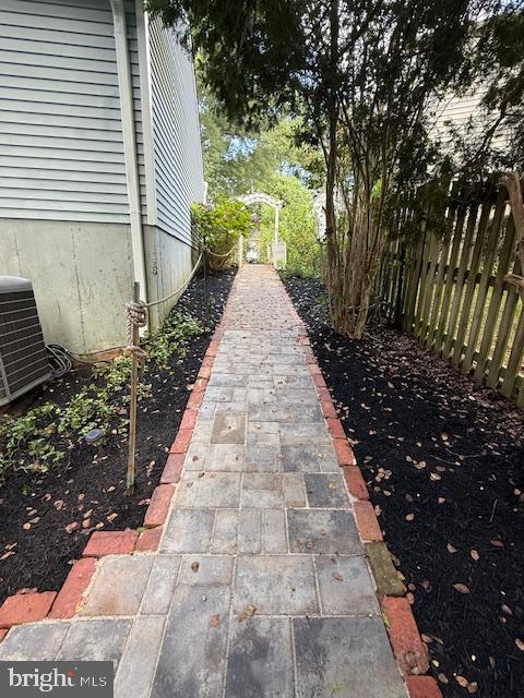 8461 Rushing Creek Court Springfield, VA 22153 - Photo 75 of 96 new stone walk-way