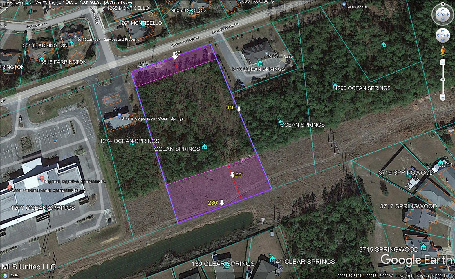 Ocean Springs Rd Road Ocean Springs, MS 39564 - Photo 1 of 1 OS RD_Image 2.48 acres