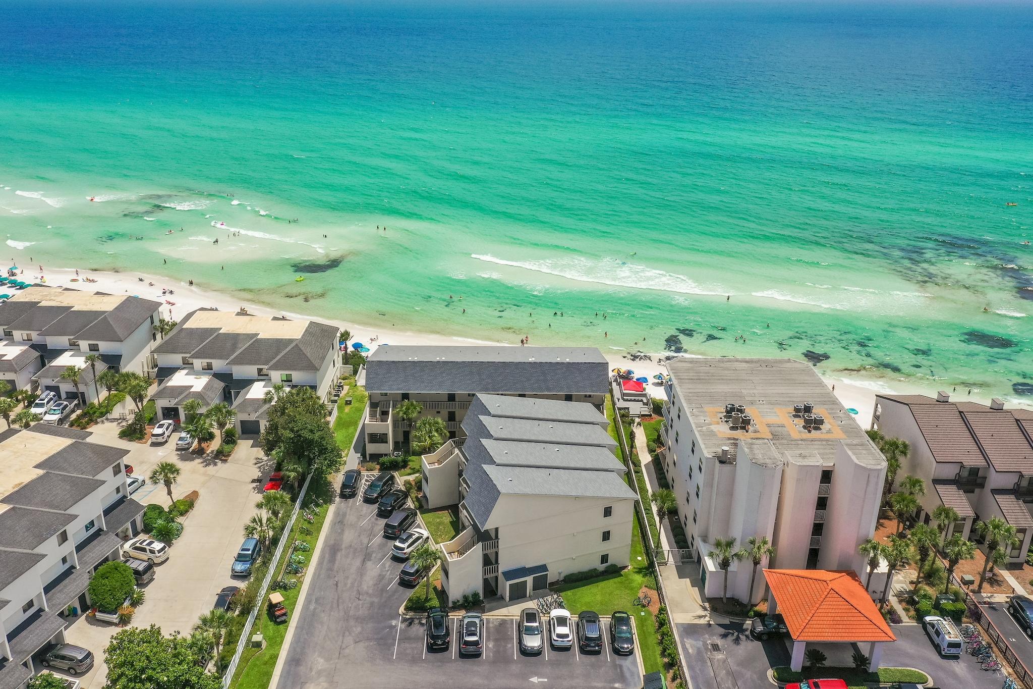 3692 East County Highway 30A, Unit 22 Santa Rosa Beach, FL 32459 - Photo 18 of 36 an aerial view of a house with outdoor space