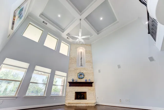 a view of entryway and hall with a window