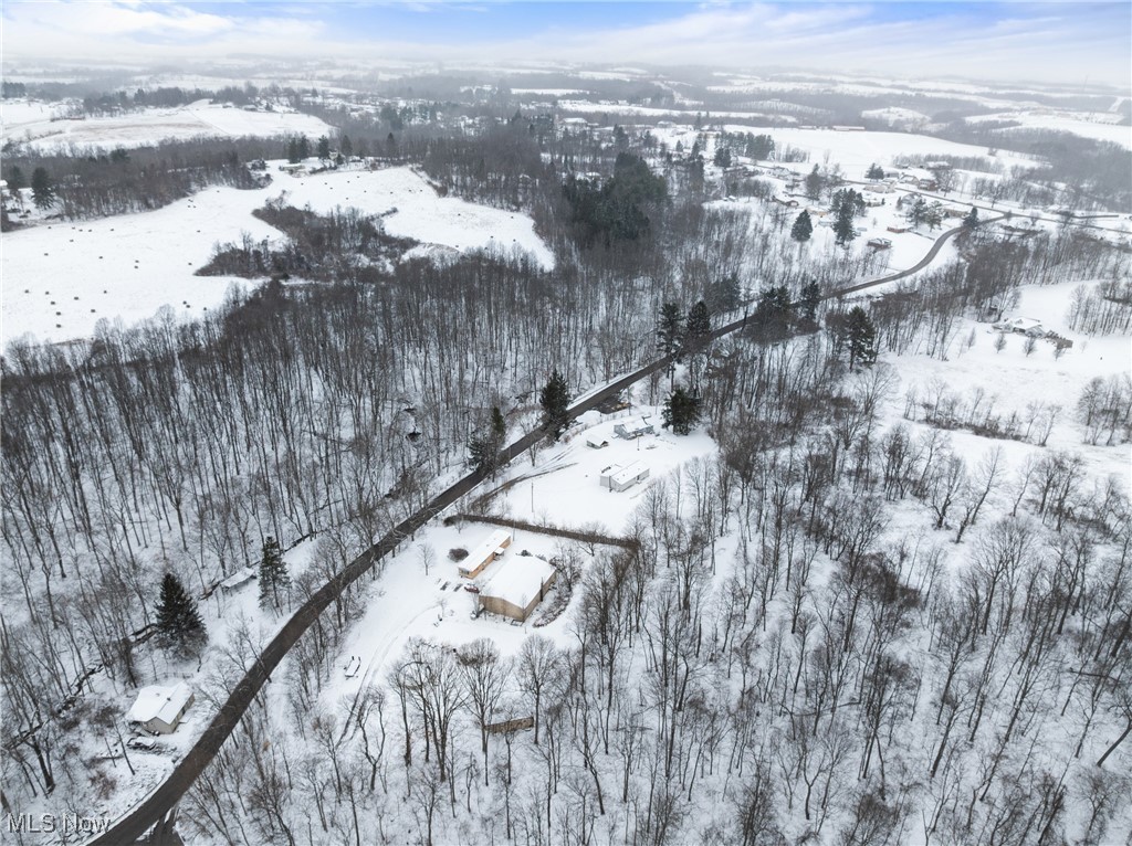 72117 Barton Road Bridgeport, OH 43912 - Photo 41 of 42 View of snowy aerial view