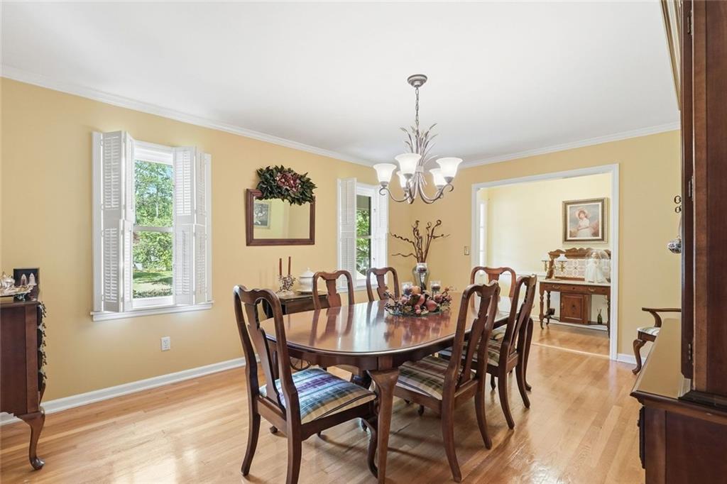 1837 Chancery Lane Atlanta, GA 30341 - Photo 7 of 46 a view of a dining room with furniture window and outside view