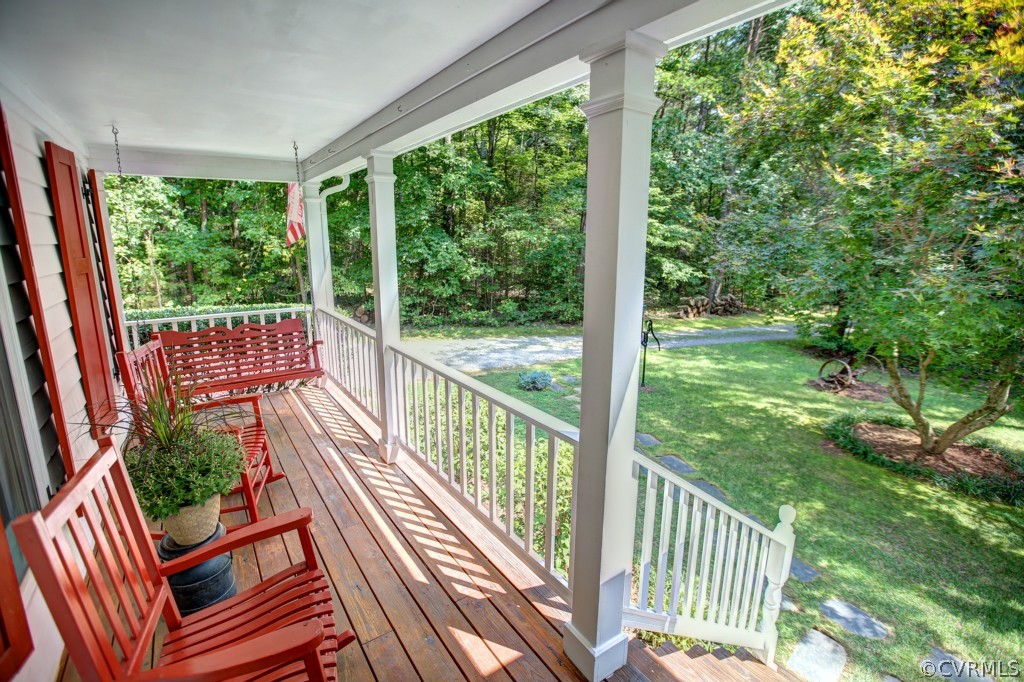 3070 Poor House Road Goochland, VA 23063 - Photo 5 of 24 a view of balcony with deck