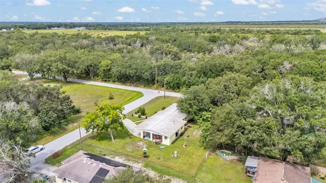 a view of an outdoor space and a yard