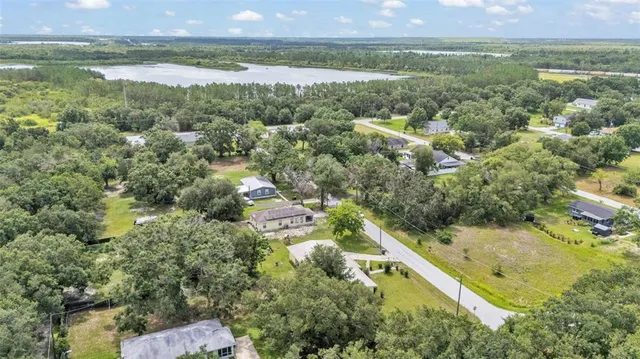a view of a city and mountains