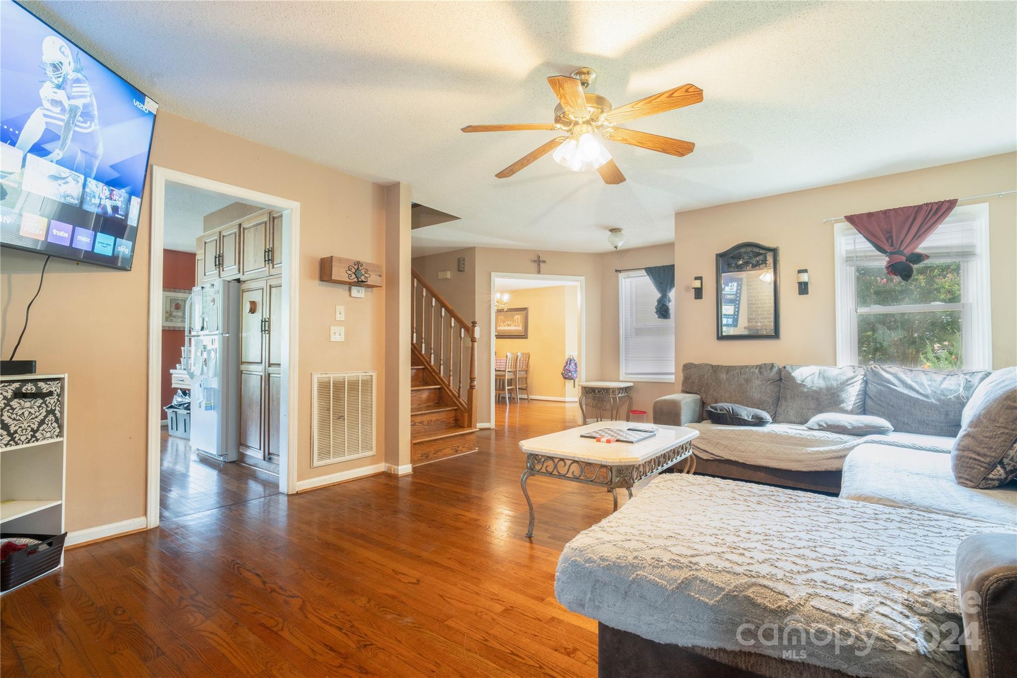 4710 Bert Huffman Drive Granite Falls, NC 28630 - Photo 13 of 28 a living room with furniture and a large window