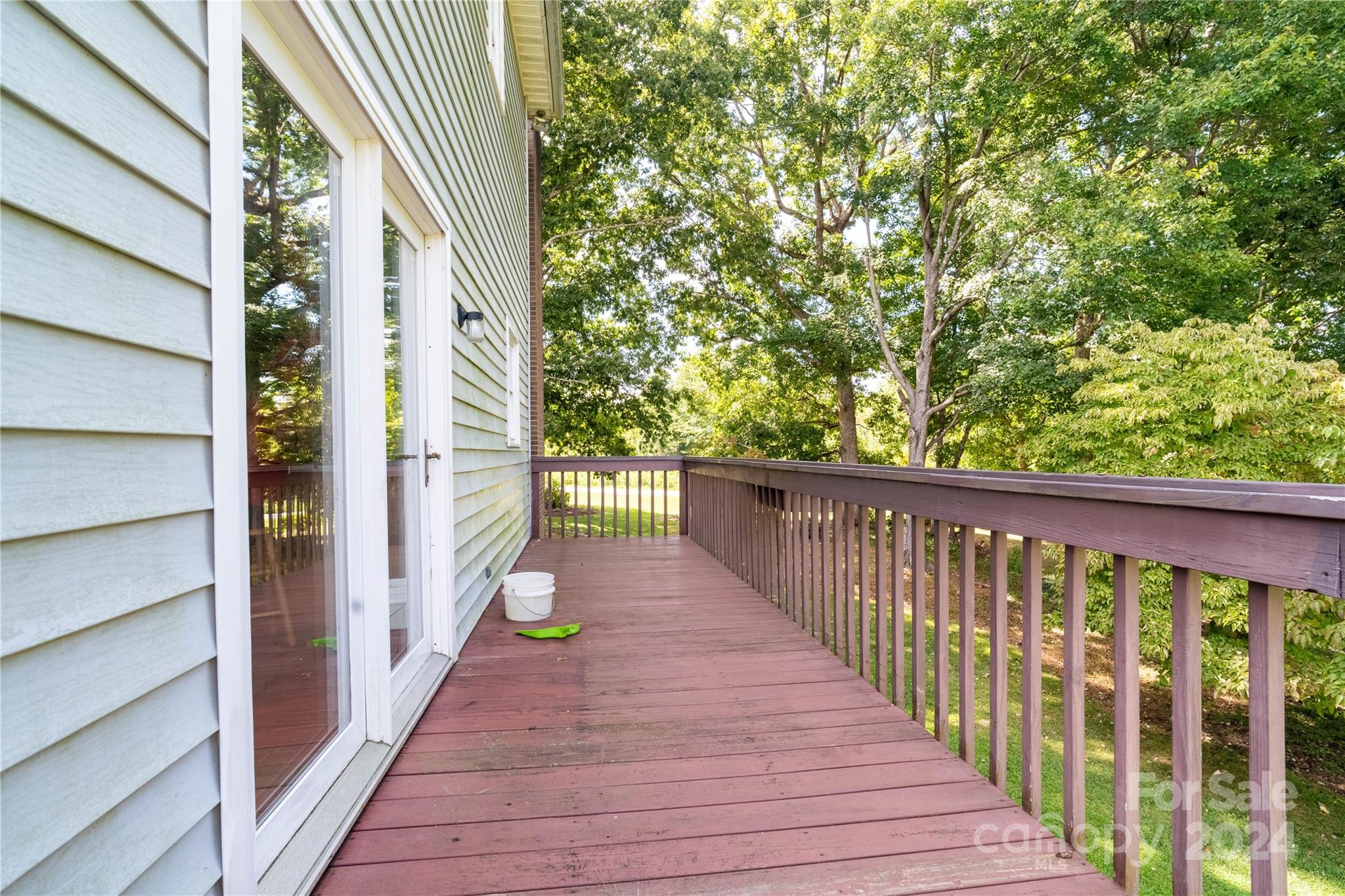 4710 Bert Huffman Drive Granite Falls, NC 28630 - Photo 27 of 28 a view of a balcony with wooden floor