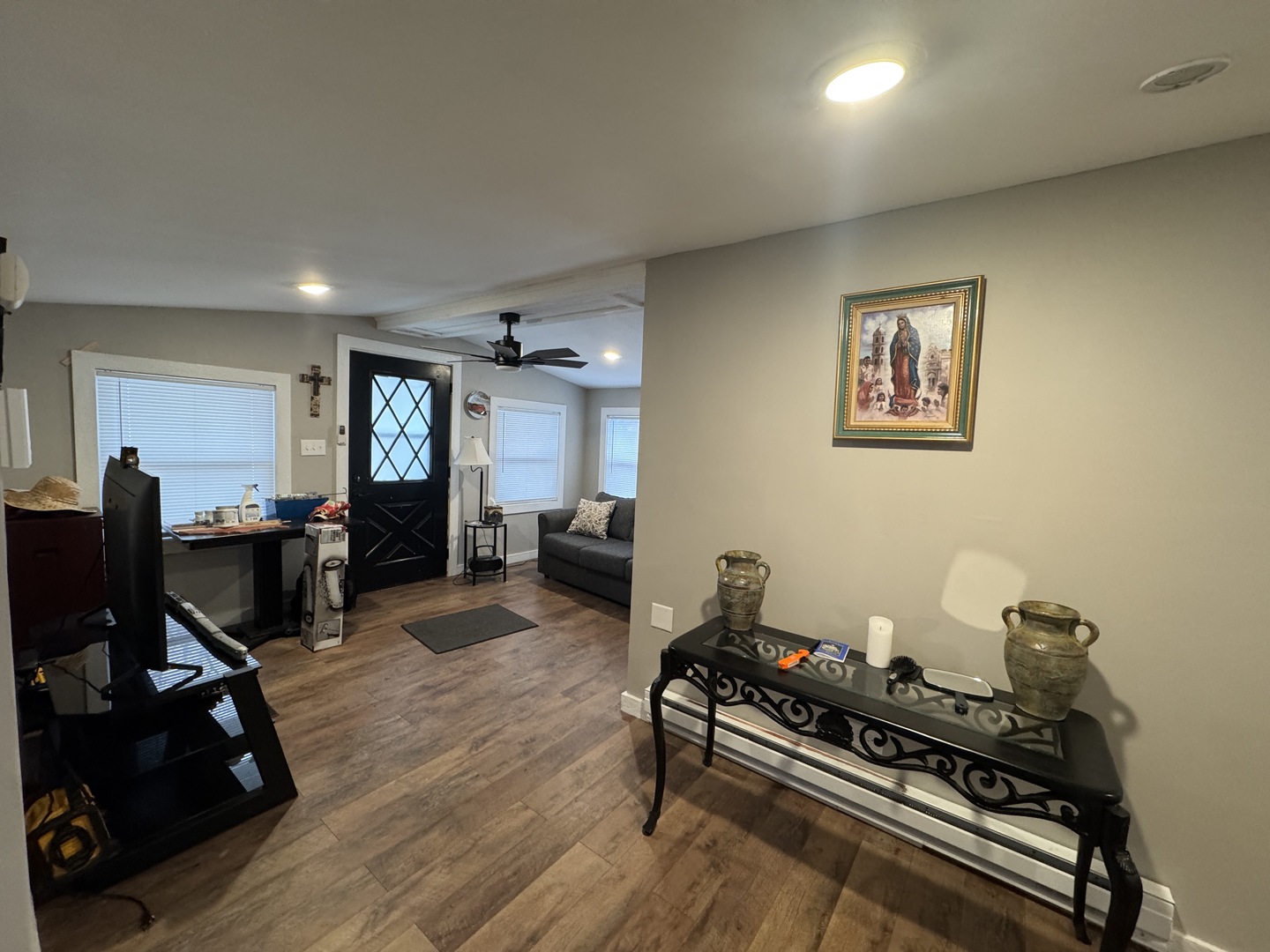 2-280 Woodhaven Sublette, IL 61367 - Photo 5 of 17 a living room with furniture a wooden floor and a piano