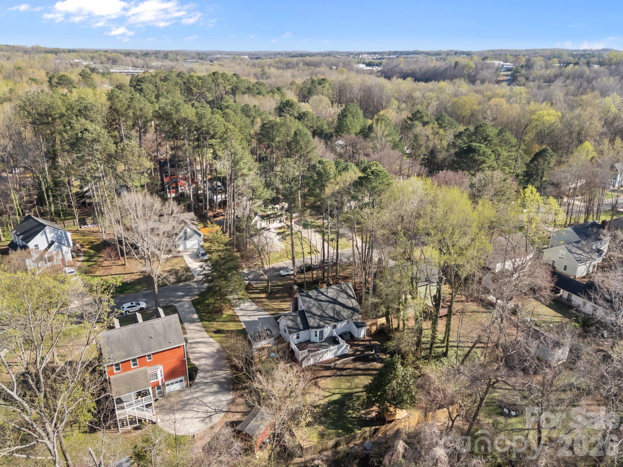 264 Post Oak Avenue Southwest Concord, NC 28025 - Photo 38 of 39 an aerial view of residential house and tree