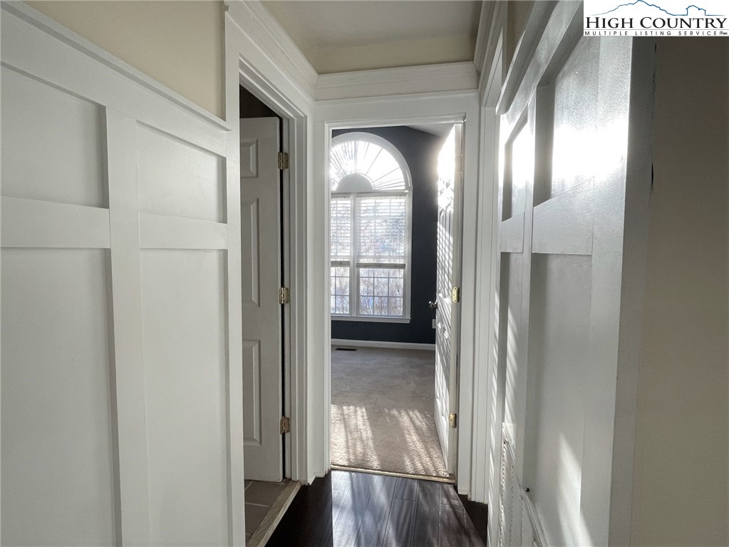 3490 Section House Road Hickory, NC 28601 - Photo 23 of 39 a view of a livingroom with wooden floor and door