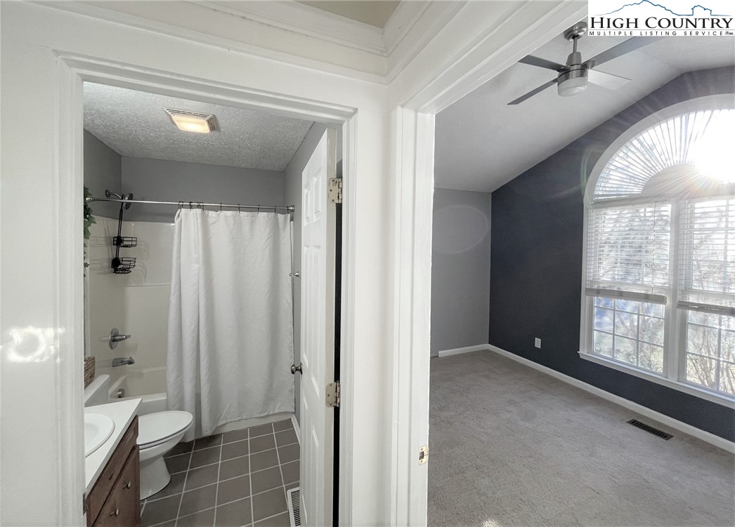 3490 Section House Road Hickory, NC 28601 - Photo 27 of 39 a view of a bathroom with a glass door shower and a sink