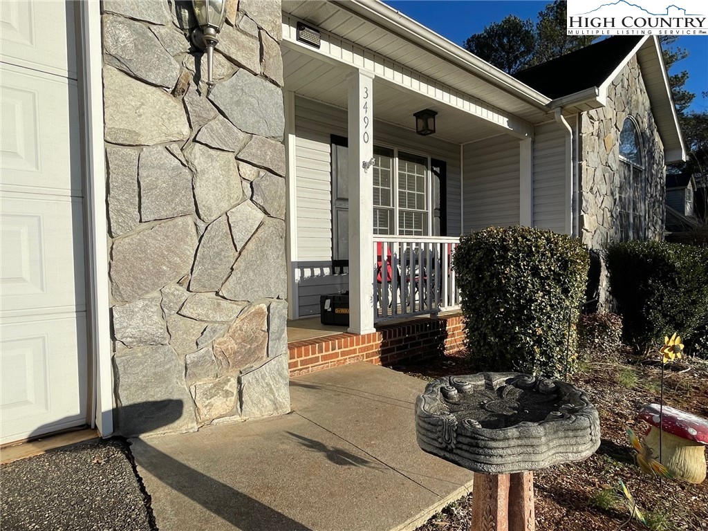 3490 Section House Road Hickory, NC 28601 - Photo 5 of 39 a view of entryway with patio