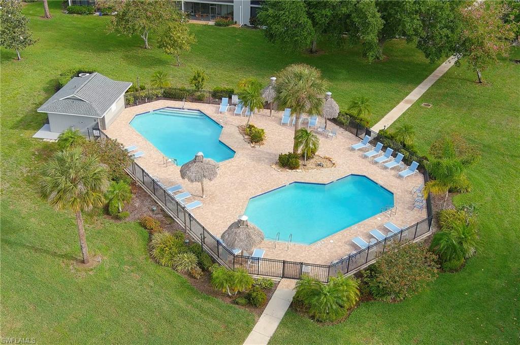 1231 Commonwealth Circle, Unit Q103 Naples, FL 34116 - Photo 24 of 24 Aerial view of amenitiy area