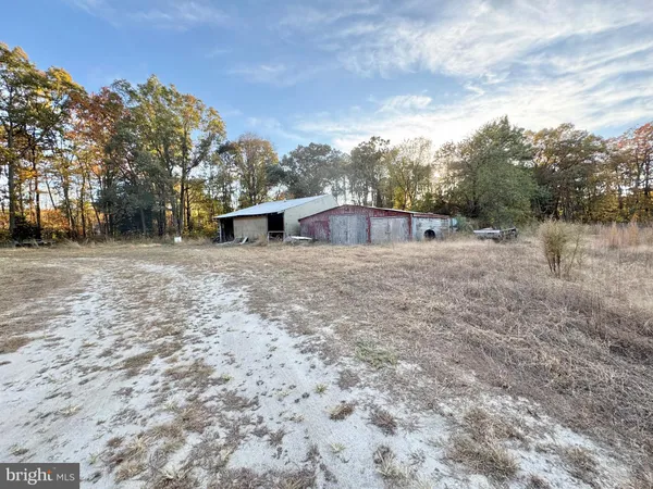 a view of backyard with green space