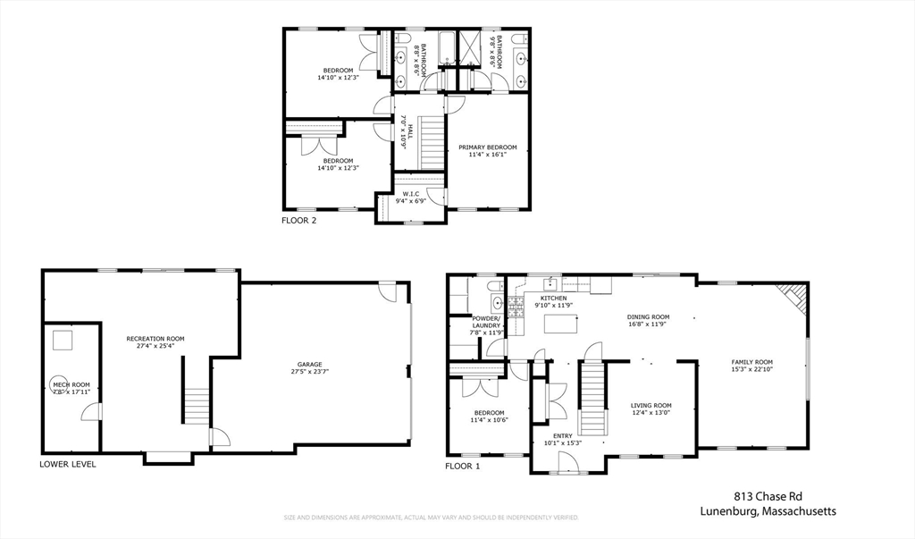 813 Chase Road Lunenburg, MA 01462 - Photo 41 of 41 a picture of a room