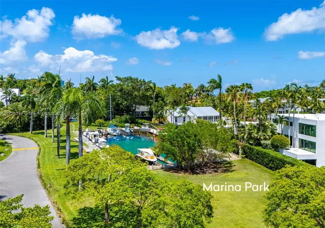a view of a garden with swimming pool