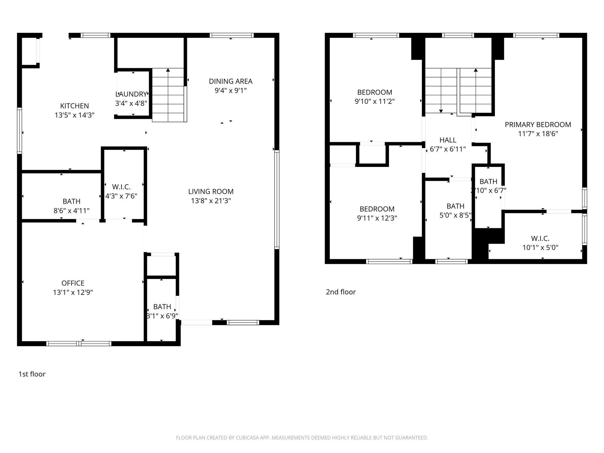 21815 Mossy Field Lane Spring, TX 77388 - Photo 39 of 39 Floor plan - buyer to verify all measurements and information.