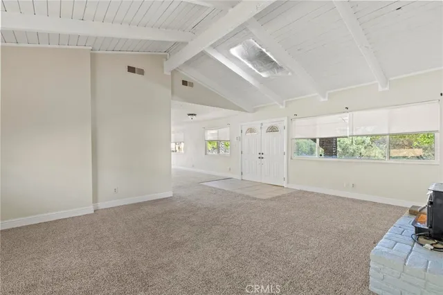 a view of an empty room