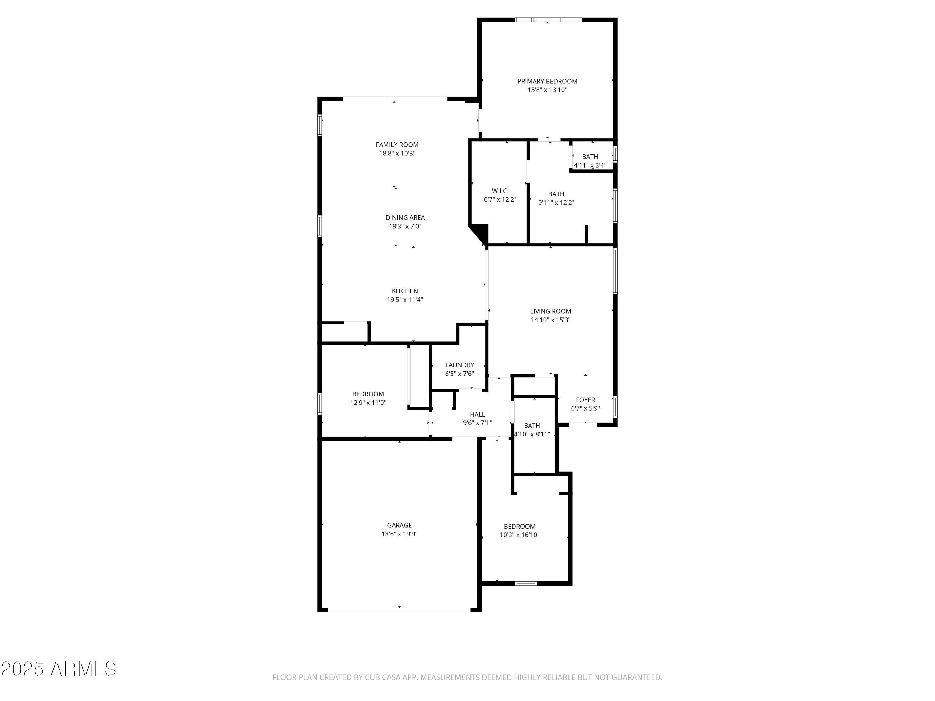 9135 West Minnezona Avenue Phoenix, AZ 85037 - Photo 22 of 22 a picture of floor plan