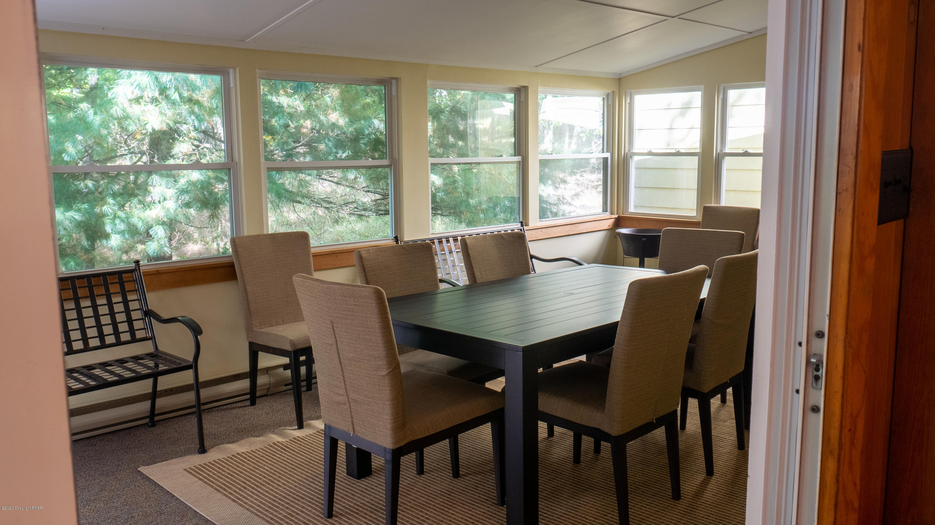 104 Haverhill Road Cresco, PA 18326 - Photo 19 of 90 a view of a dining room with furniture and window