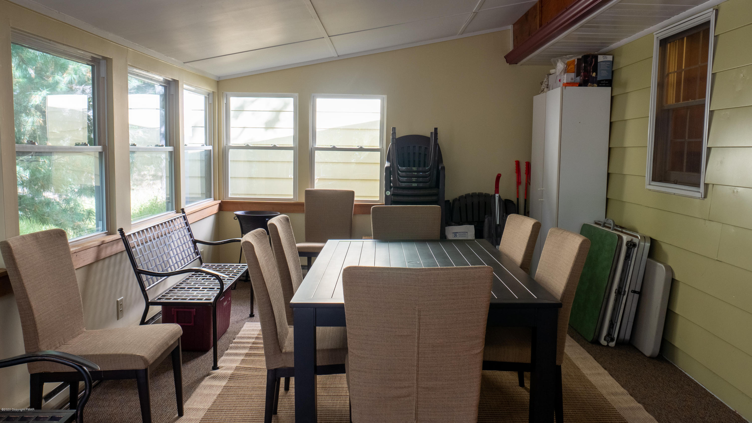 104 Haverhill Road Cresco, PA 18326 - Photo 20 of 90 a view of a dining room with furniture window and outside view