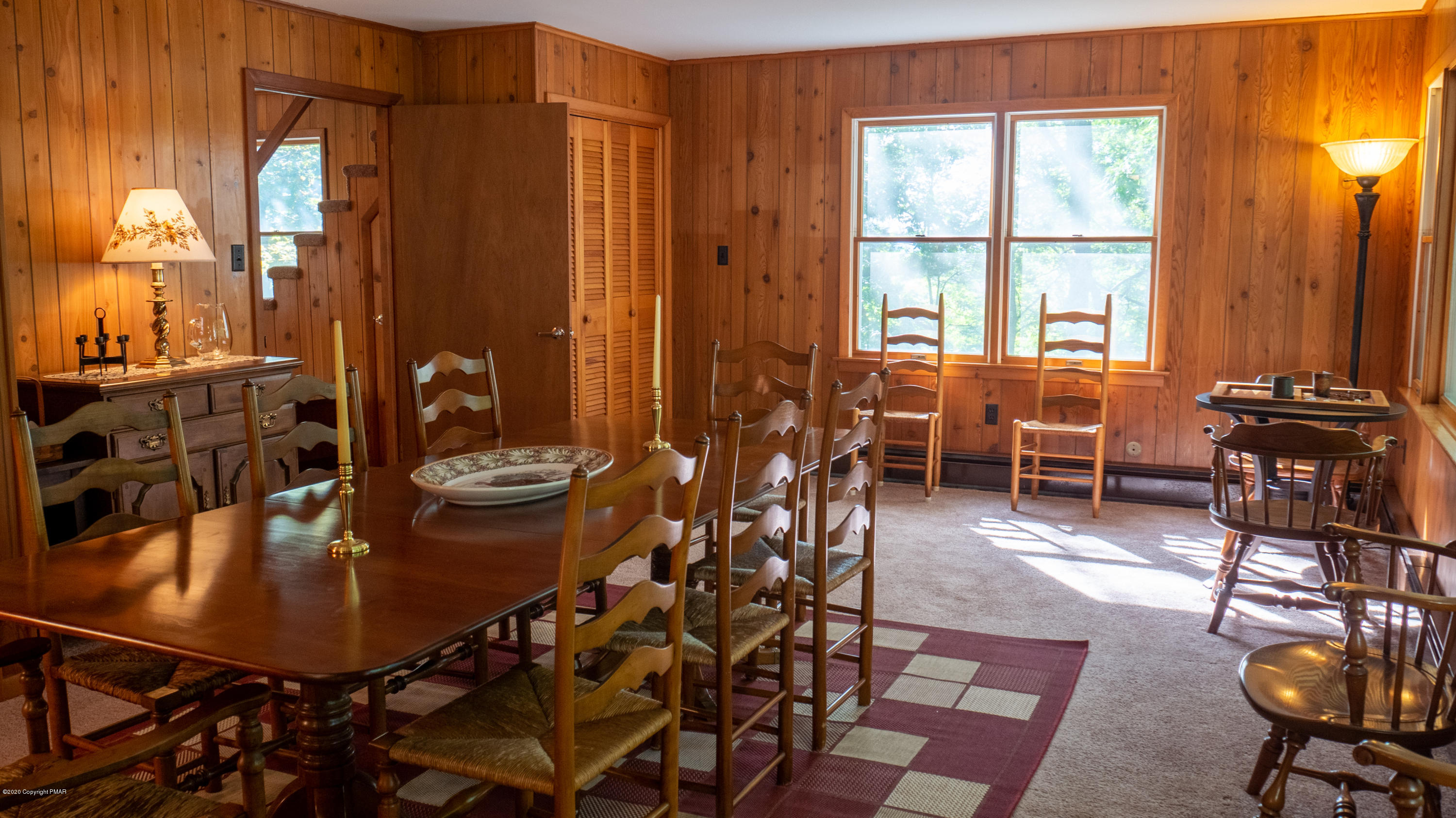 104 Haverhill Road Cresco, PA 18326 - Photo 25 of 90 a view of a dining room with furniture window and outside view