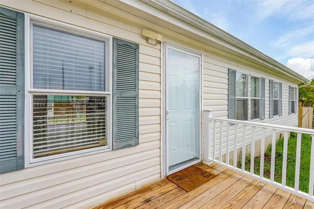 a view of a roof deck