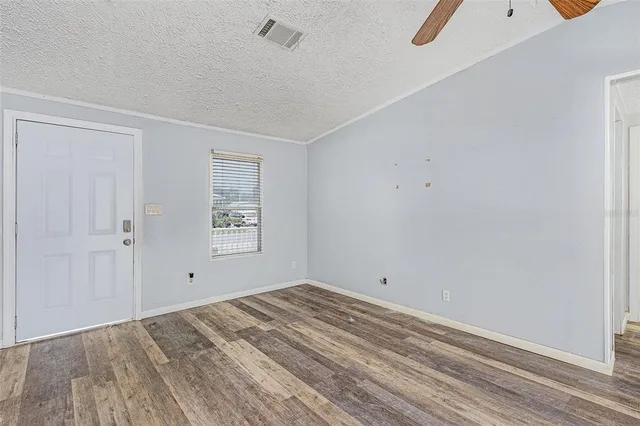 wooden floor in an empty room