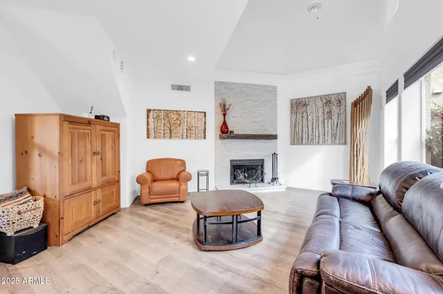 a pathway between two buildings