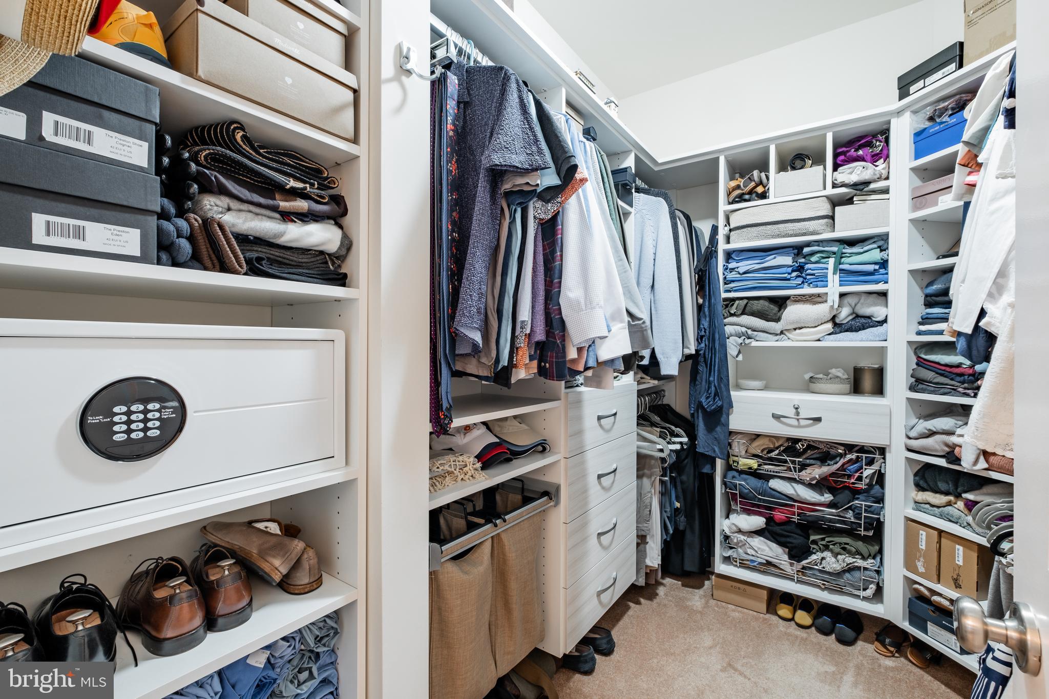 112 Commodore Court Philadelphia, PA 19146 - Photo 25 of 55 a view of walk in closet with clothes and shoes