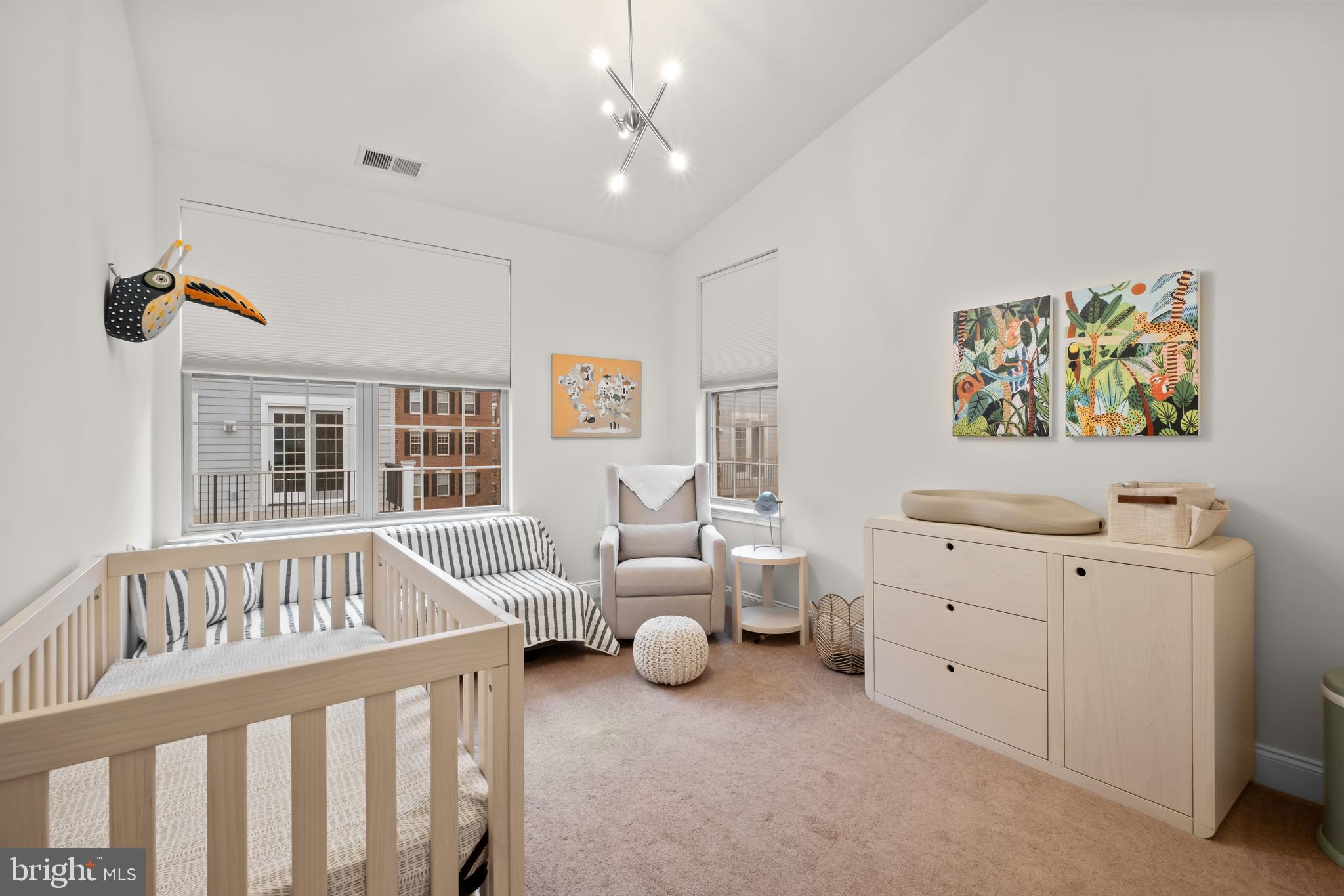 112 Commodore Court Philadelphia, PA 19146 - Photo 29 of 55 a bedroom with furniture and baby crib