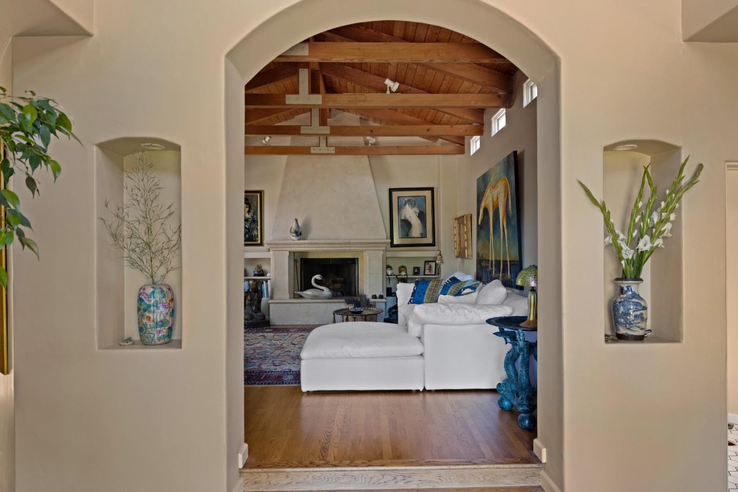 11502 Saddle Road Monterey, CA 93940 - Photo 2 of 40 a living room with furniture and a fireplace