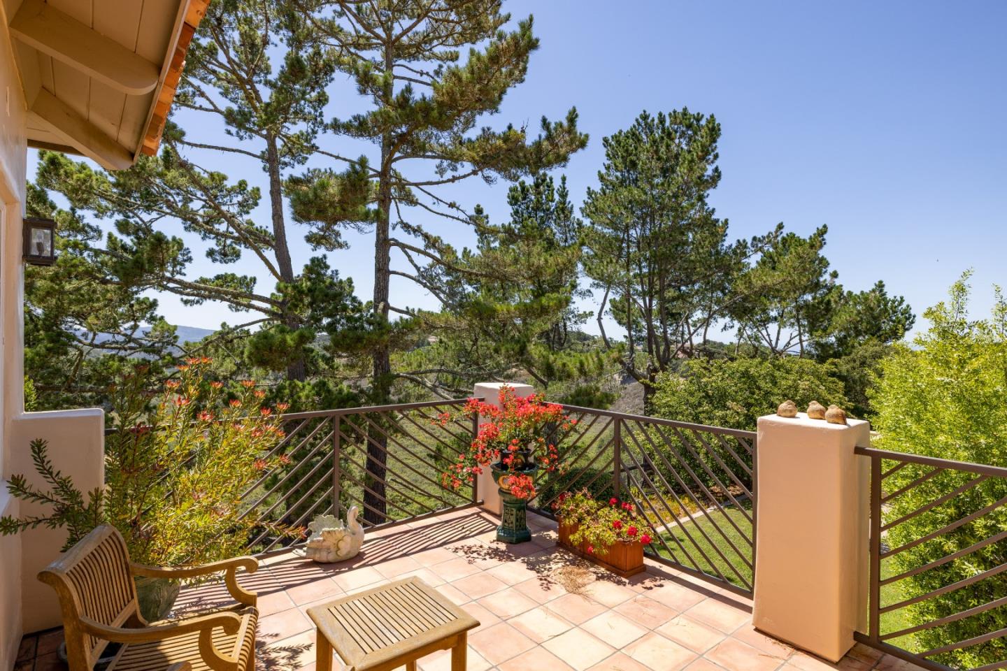 11502 Saddle Road Monterey, CA 93940 - Photo 27 of 40 a backyard of a house with lots of tree