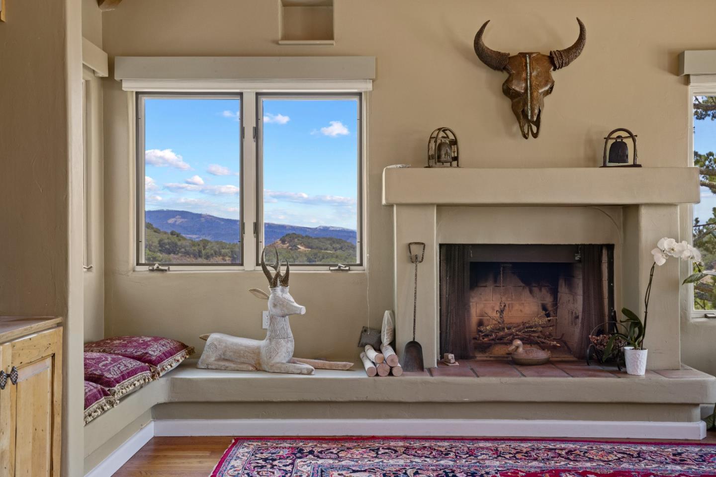 11502 Saddle Road Monterey, CA 93940 - Photo 6 of 40 a living room with furniture and a fireplace