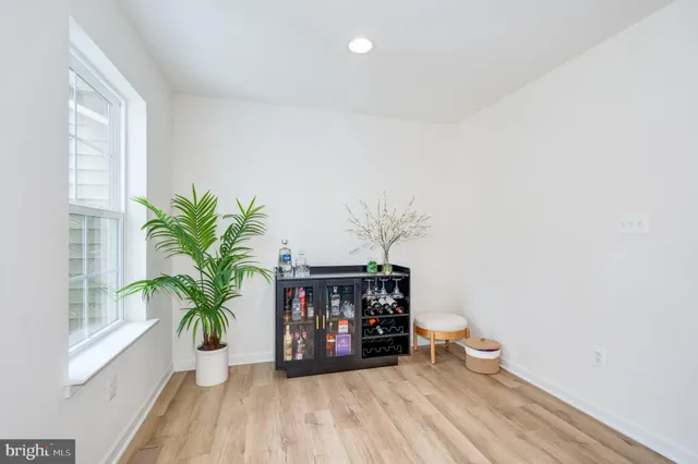 a room with furniture and a window