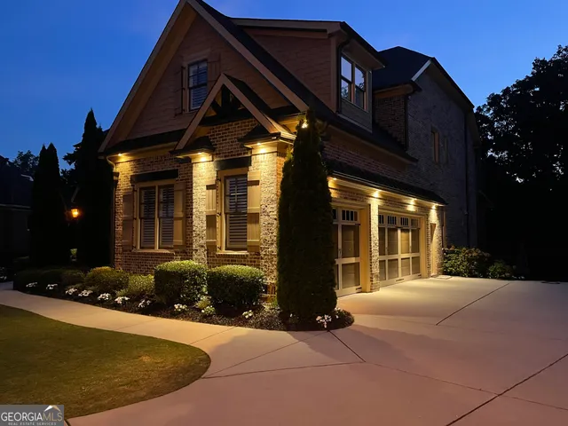 a view of a house with a outdoor space