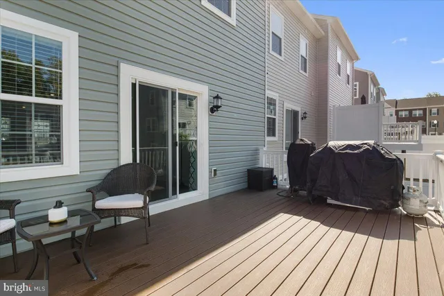 a house view with a seating space