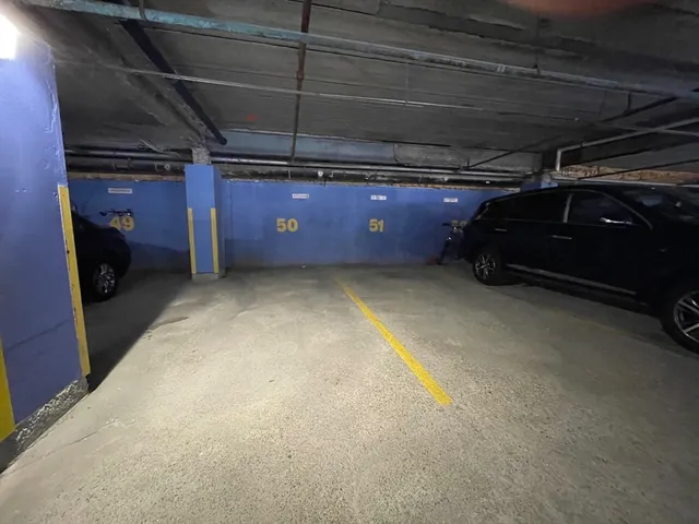 a view of parking garage