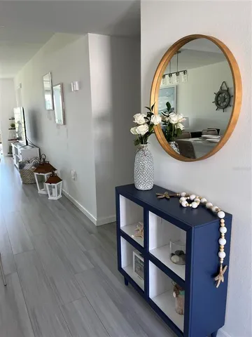 a view of a living room and dining room