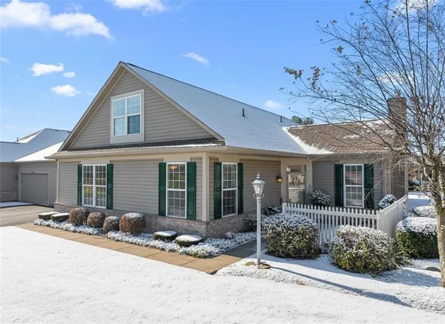 a view of a house with a patio