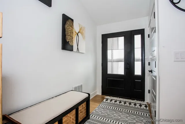 a view of an front door