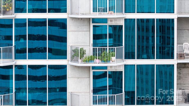 a view of a balcony with a window