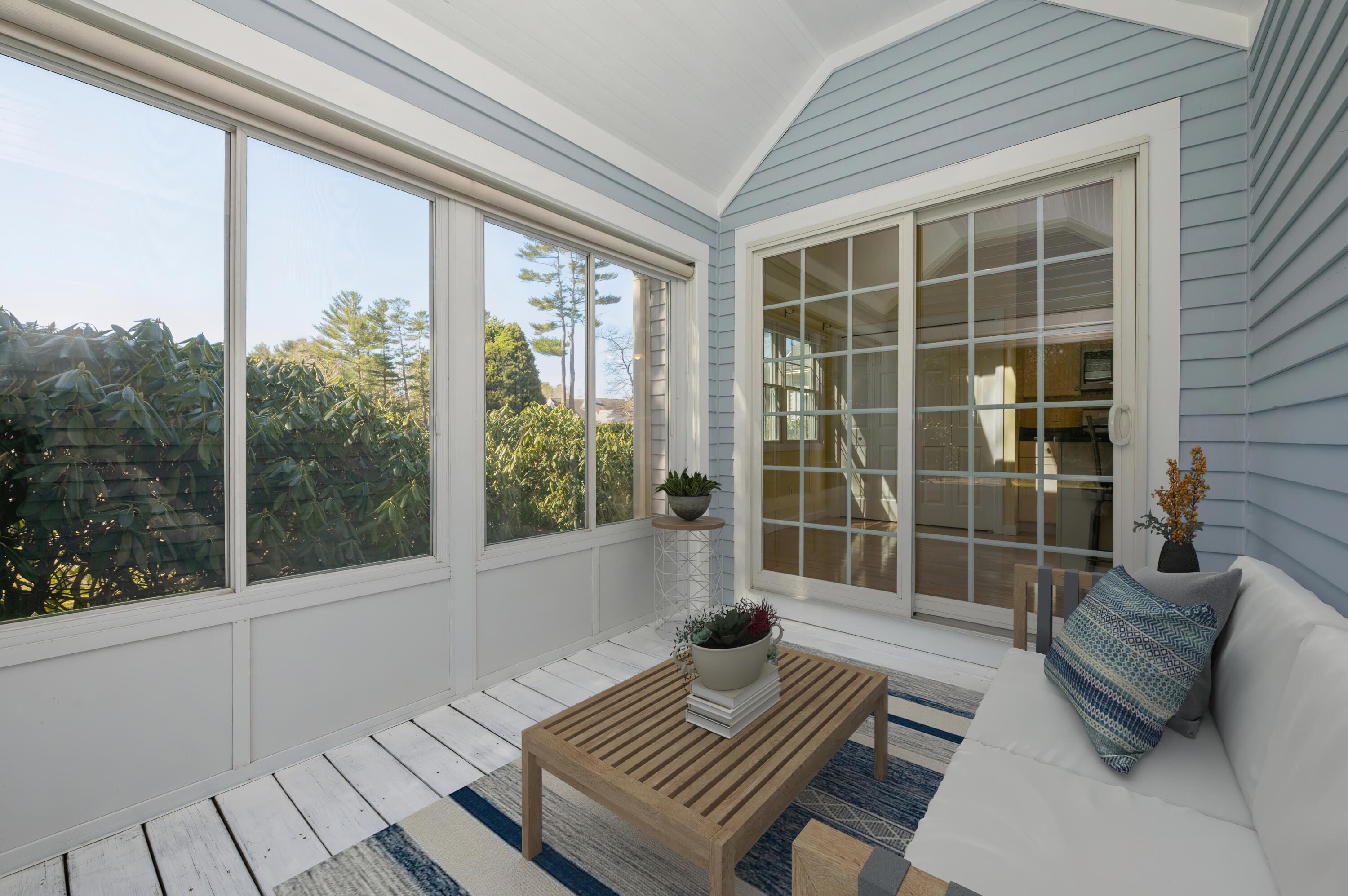 28 Red Cedar Road Mashpee, MA 02649 - Photo 12 of 35 virtually staged sun porch