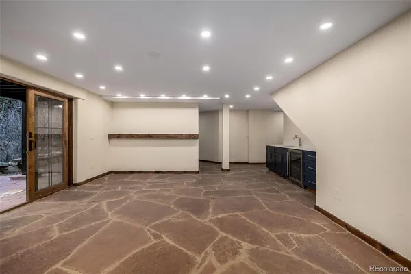 a view of an empty room