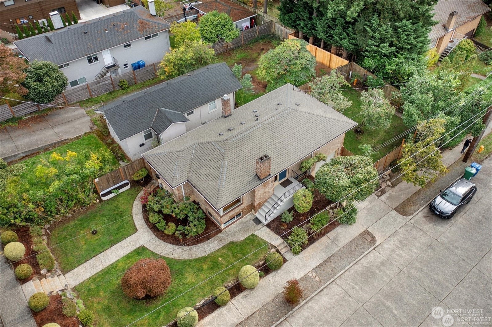 3801 Northeast 75th Street Seattle, WA 98115 - Photo 32 of 40 an aerial view of a house having yard