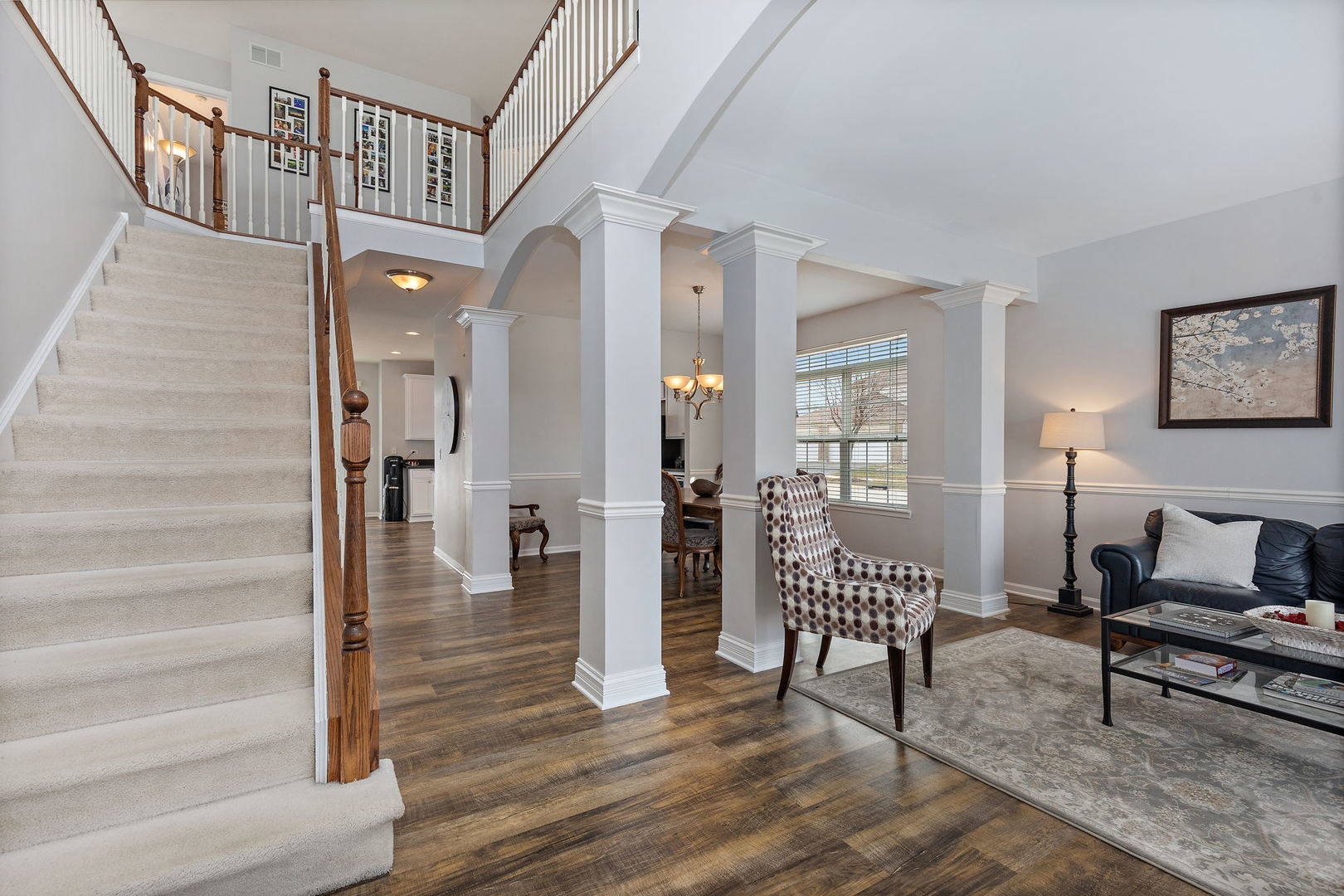 32205 Rockwell Drive McHenry, IL 60051 - Photo 3 of 27 a living room with furniture and a wooden floor